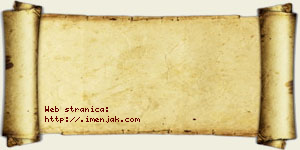 Danica Perković vizit kartica